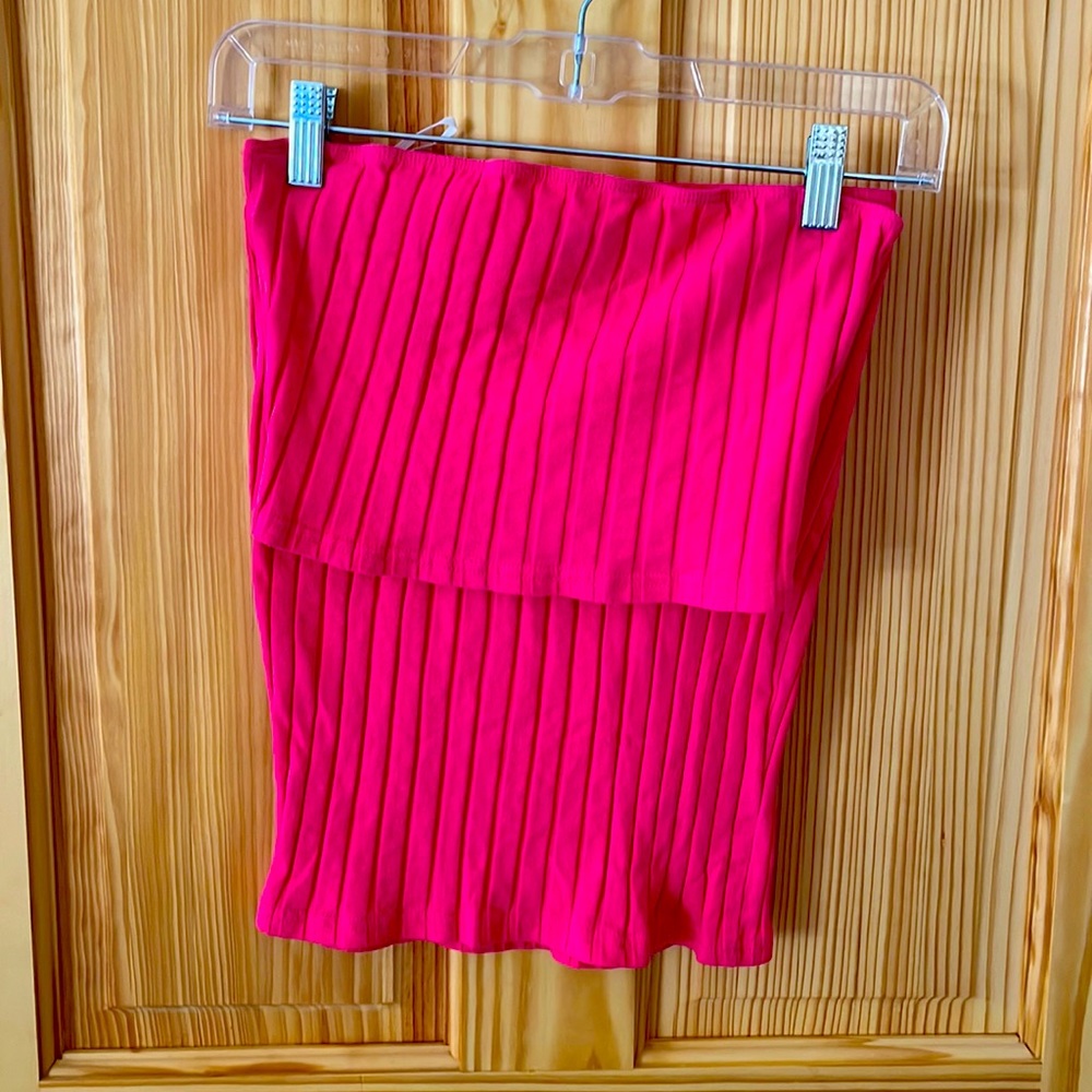 Shein tube top and skirt
